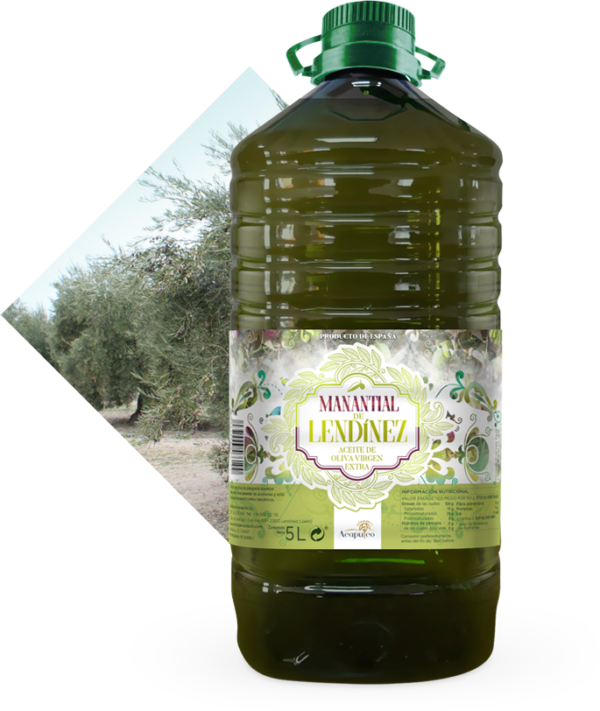 Aceite de Oliva Virgen Extra Manantial de Lendínez Garrafa 5L